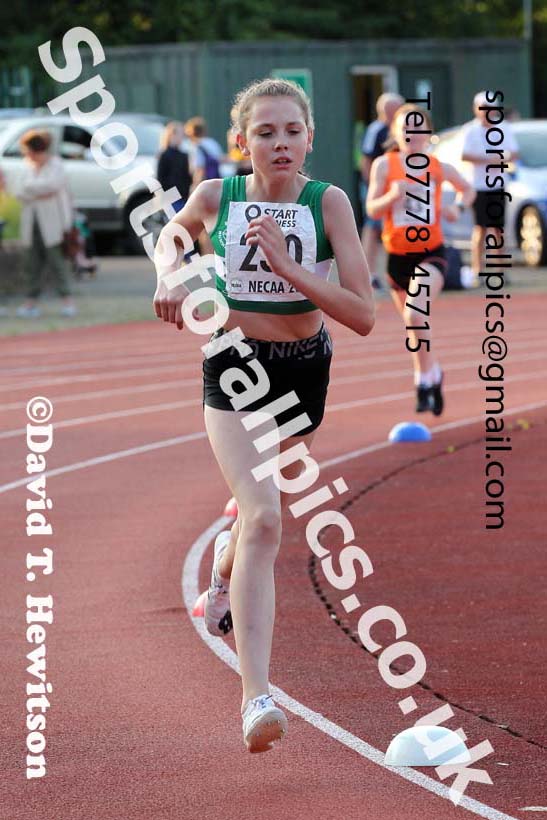 1500 metres, 2021 North East Grand Prix 5, Monkton, Wednesday, July 21st. Photo: David T. Hewitson/Sports for All Pics